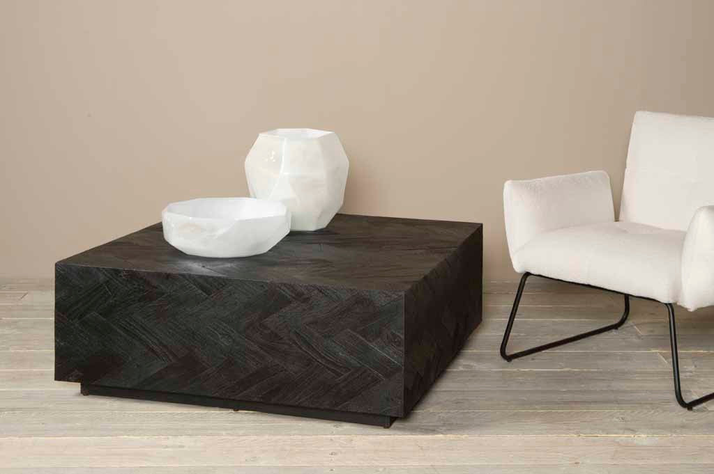 Ziano Coffee Table Herringbone 80x80