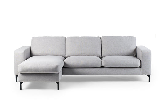 3-seater sofa CL L+R, fabric Valente, V311 grey