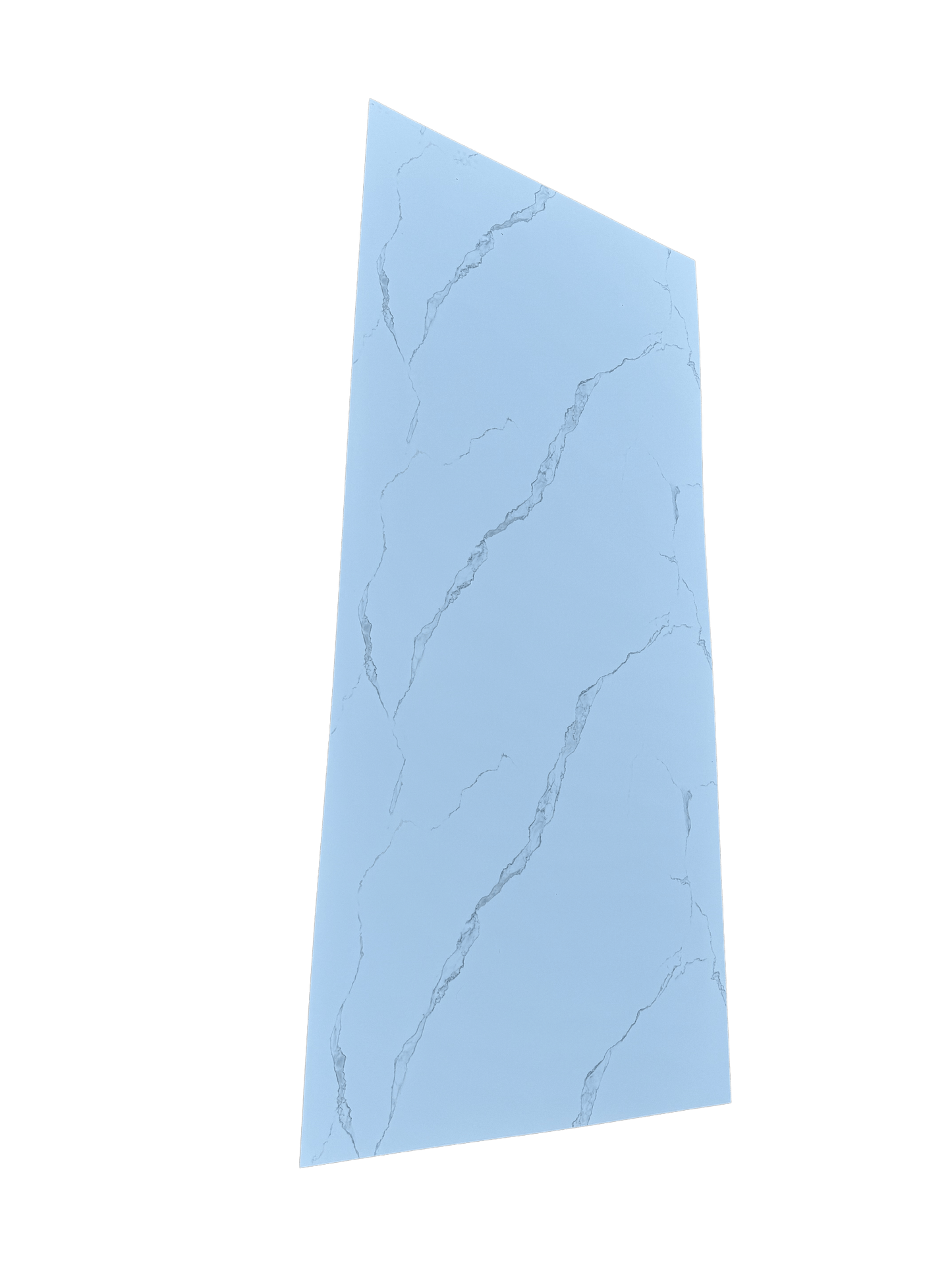 PVC Marble Wall Panels - Carrara White - 260x122cm