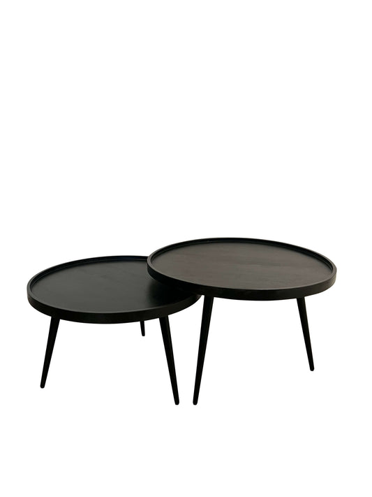 Yannick Coffee Table Set of 2 - Black