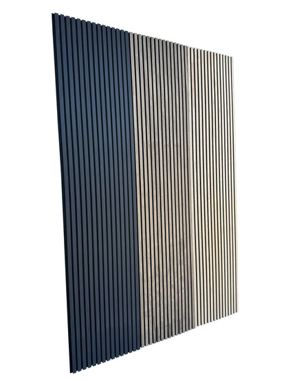 Acoustic Wall Panels - Black - 270x60cm