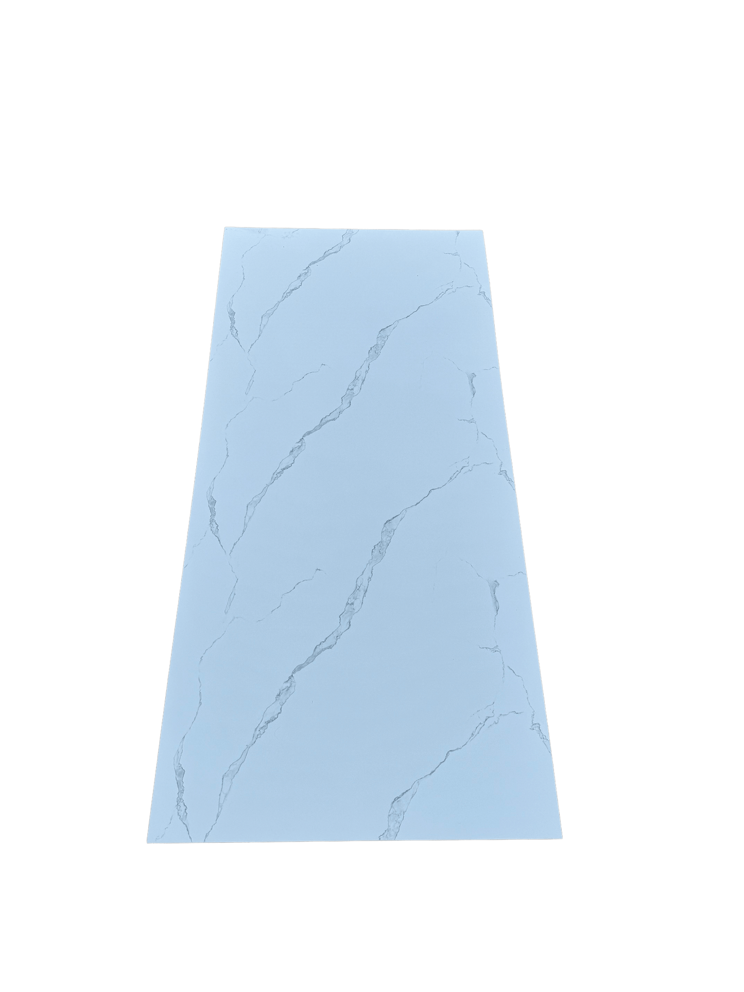 PVC Marble Wall Panels - Carrara White - 260x122cm