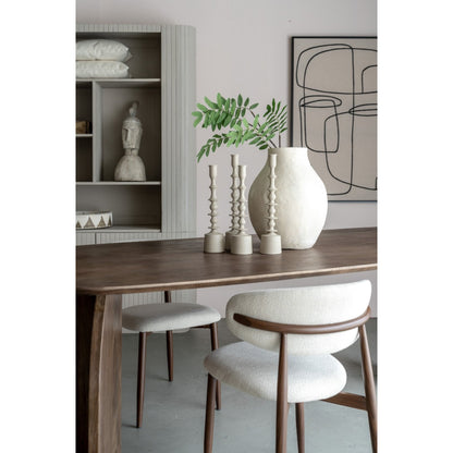 Japandi Cream Dining Chair