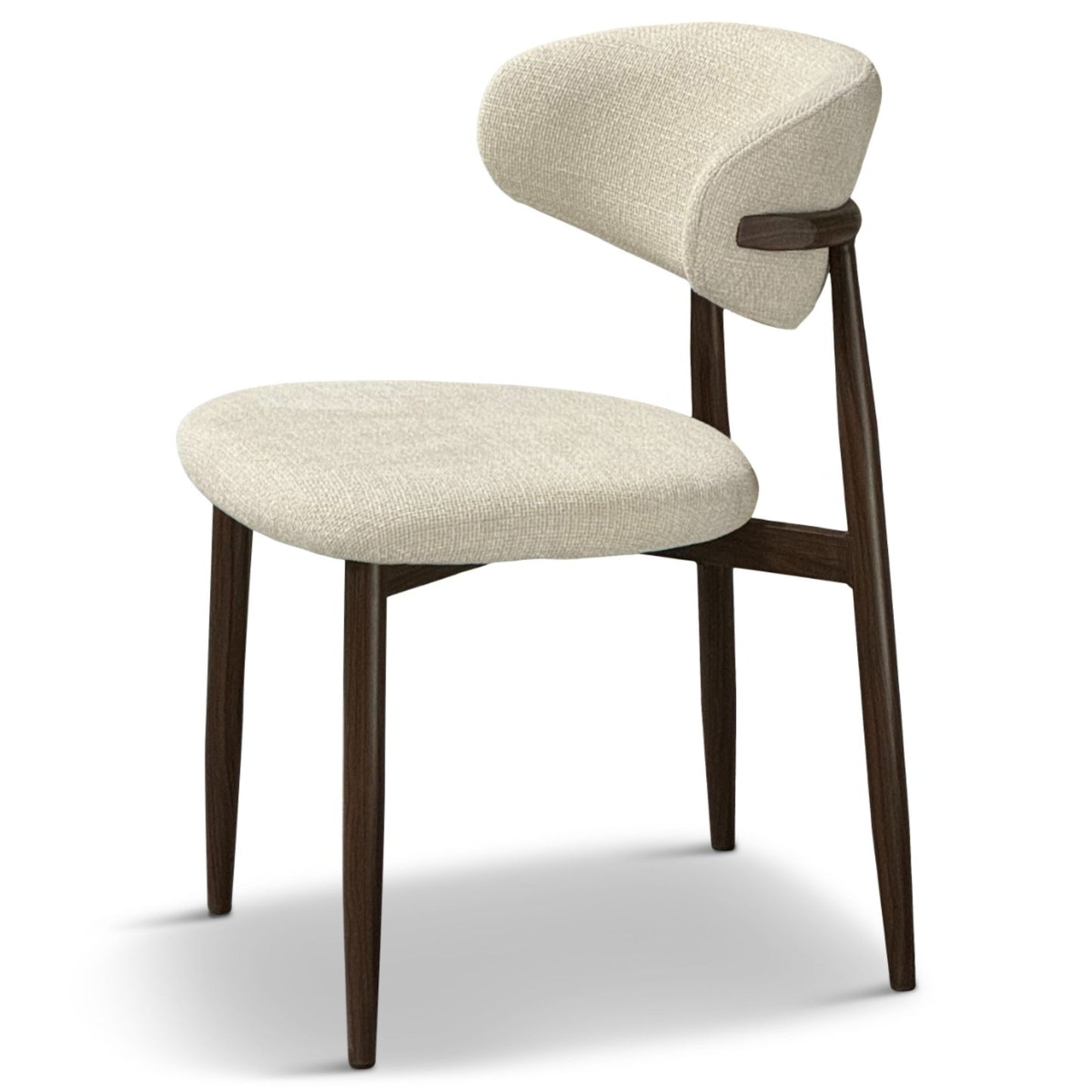 Japandi Cream Dining Chair