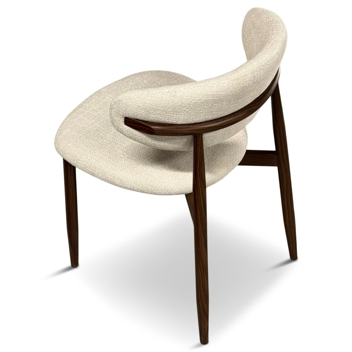 Japandi Cream Dining Chair