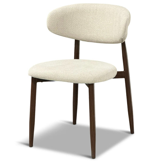 Japandi Cream Dining Chair