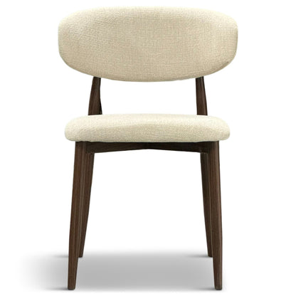 Japandi Cream Dining Chair